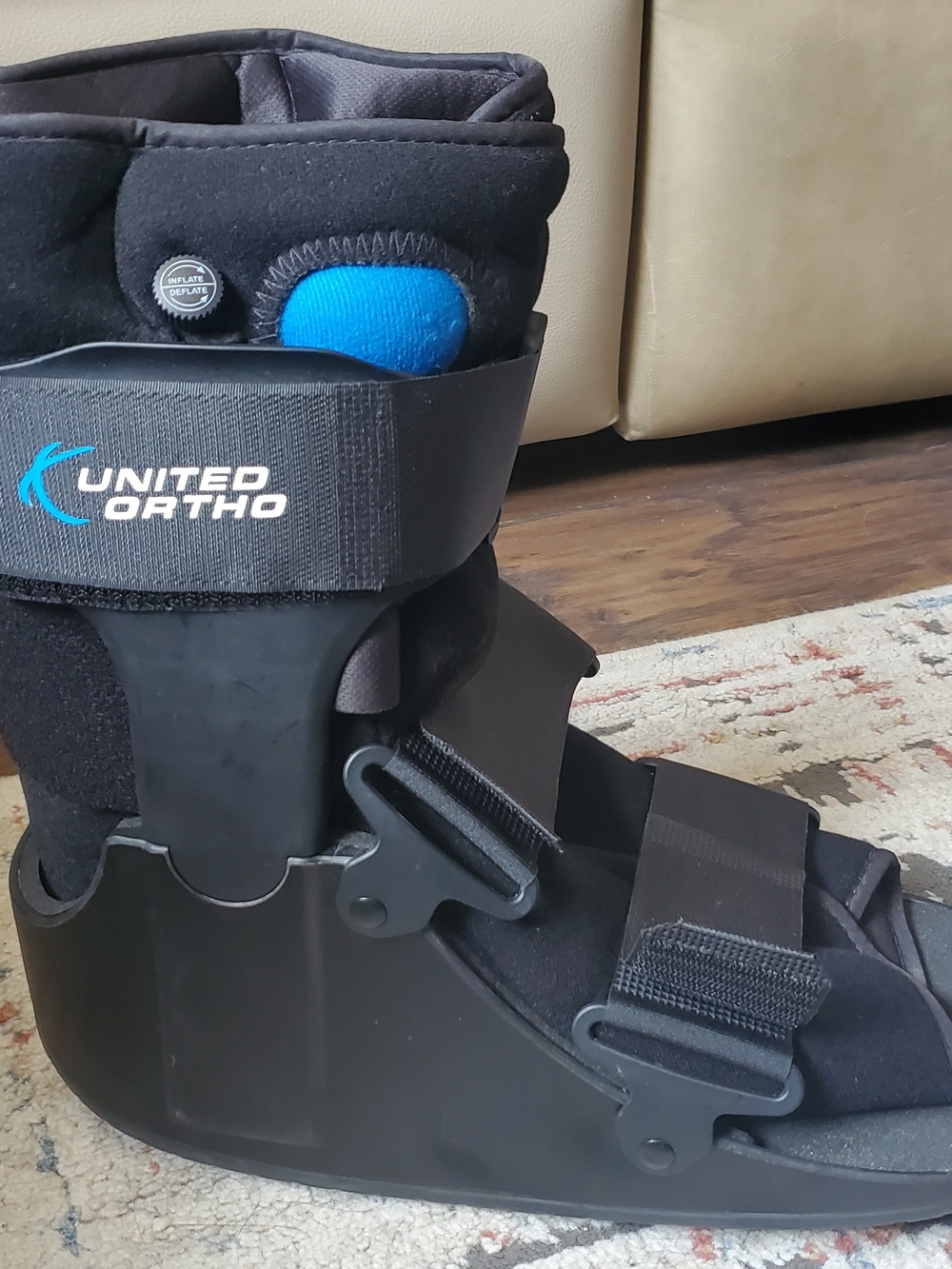 United Ortho Black Fracture Medical Walking Boot - Left Or Right.